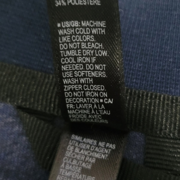 Core 10  Women's Size M  Tech Fleece  Fitted Bomber Full-Zip Jacket 2-Tone Blue - Picture 13 of 13